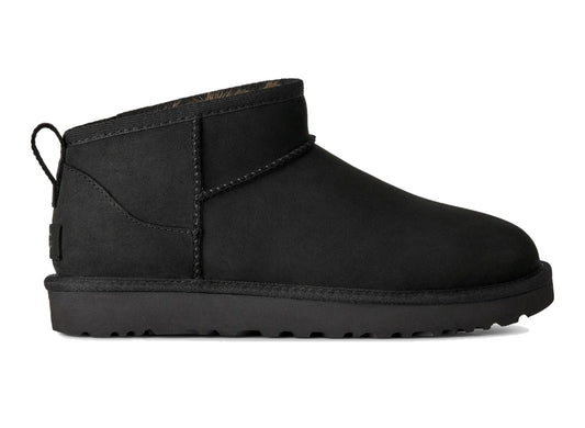 UGG Classic Ultra Mini Nubuck in Black - lead image