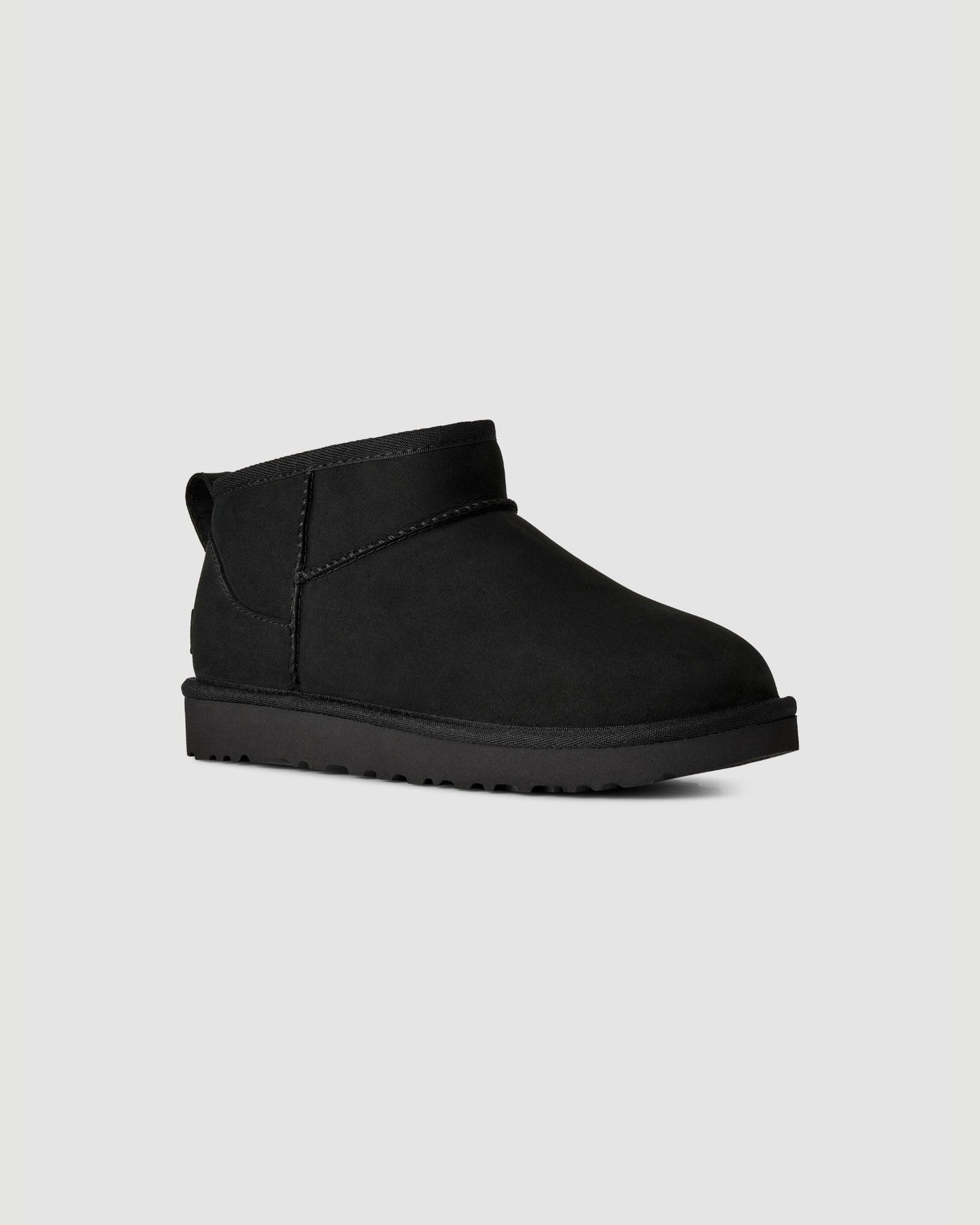 UGG Classic Ultra Mini Nubuck in Black - view 2