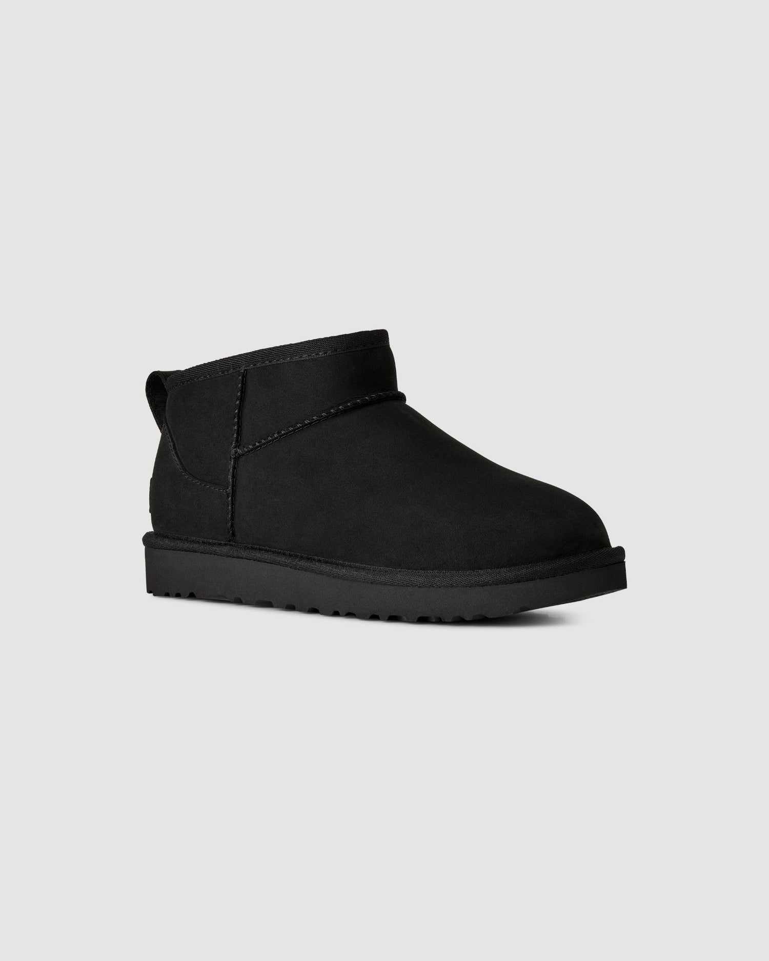 UGG Classic Ultra Mini Nubuck in Black - view 2