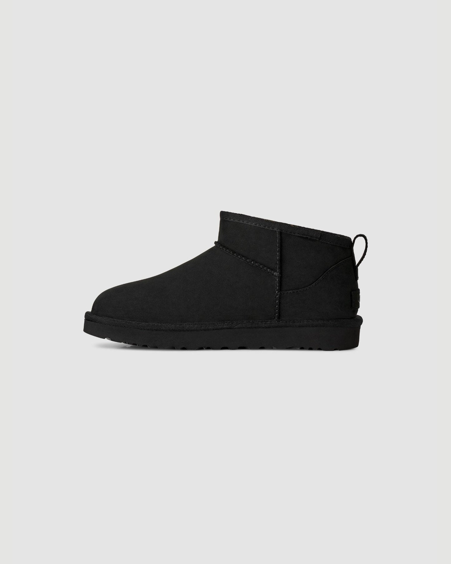 UGG Classic Ultra Mini Nubuck in Black - view 3
