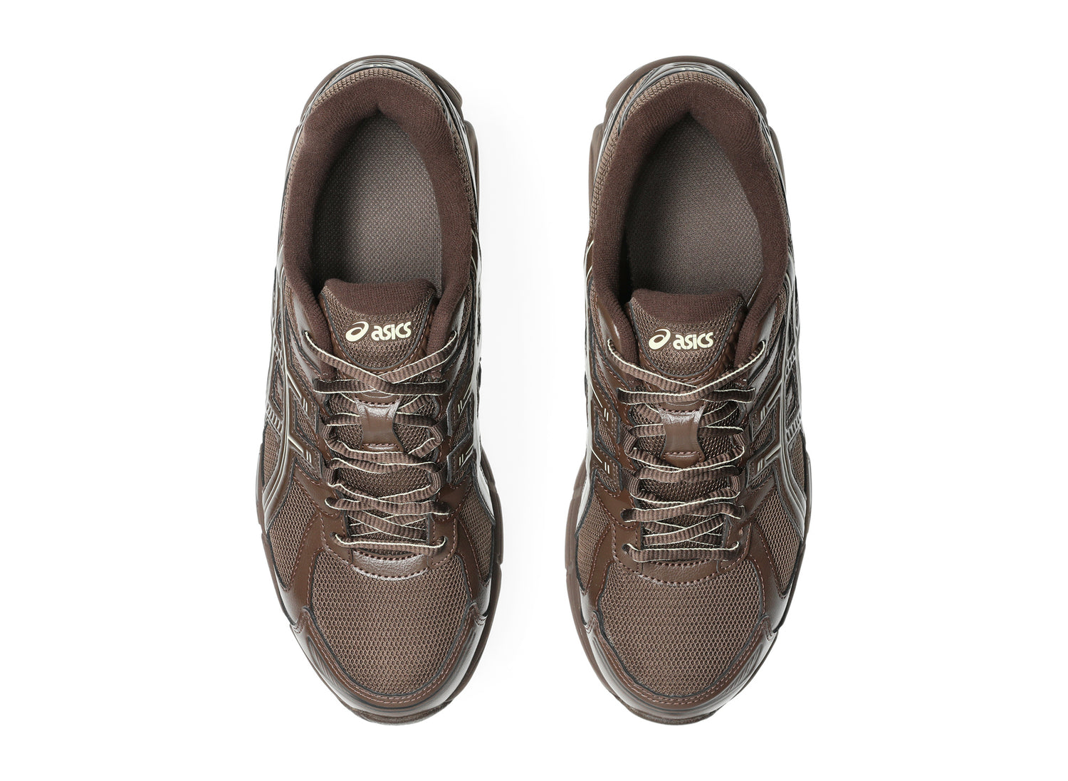 ASICS x emmi GEL-STRATUS MC Brown Storm top view