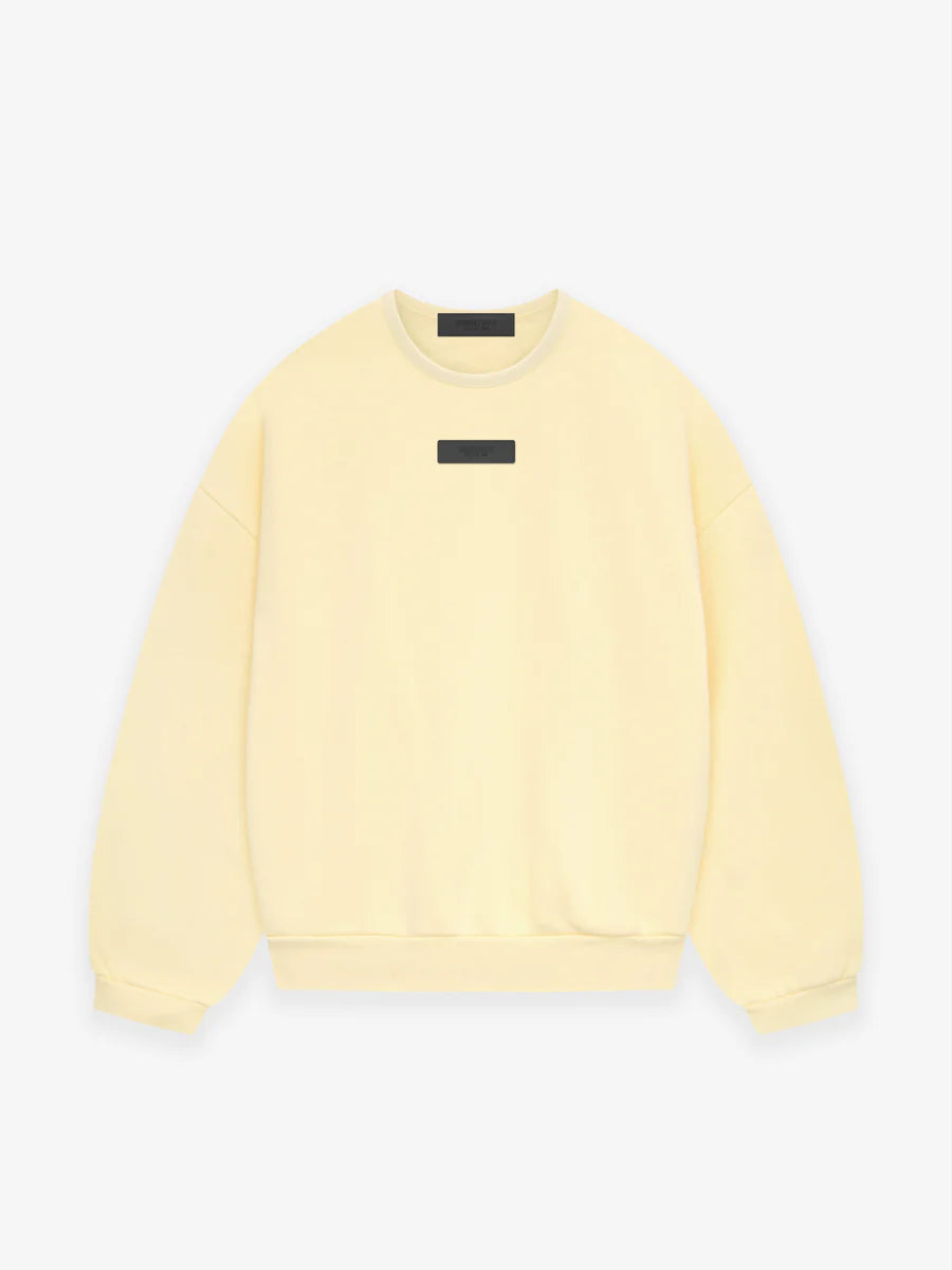 Fear of God Essentials Crewneck-Pullover in Garden Yellow