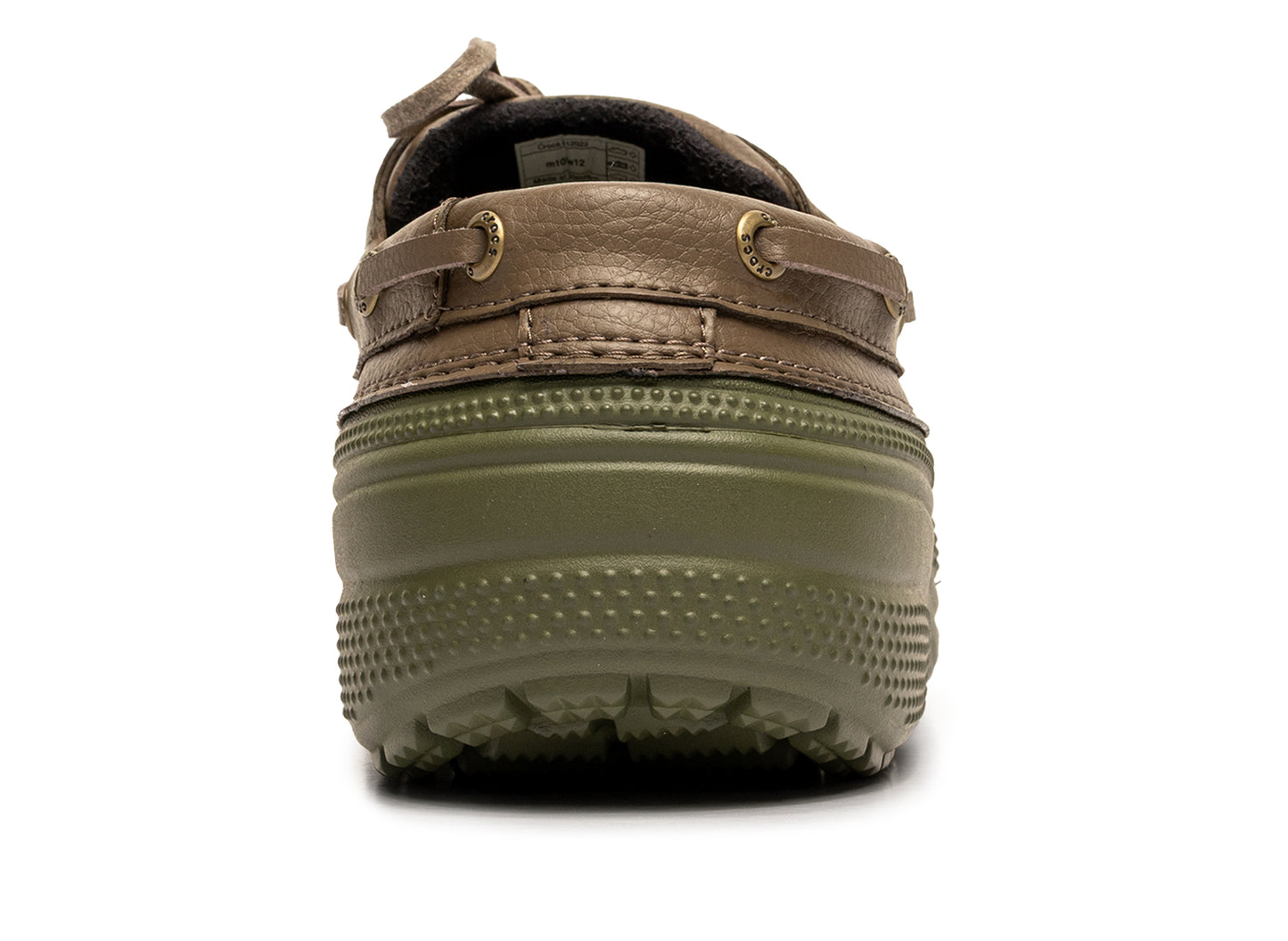 Crocs Classic Boat Shoe Army Green Walnut - Damaged