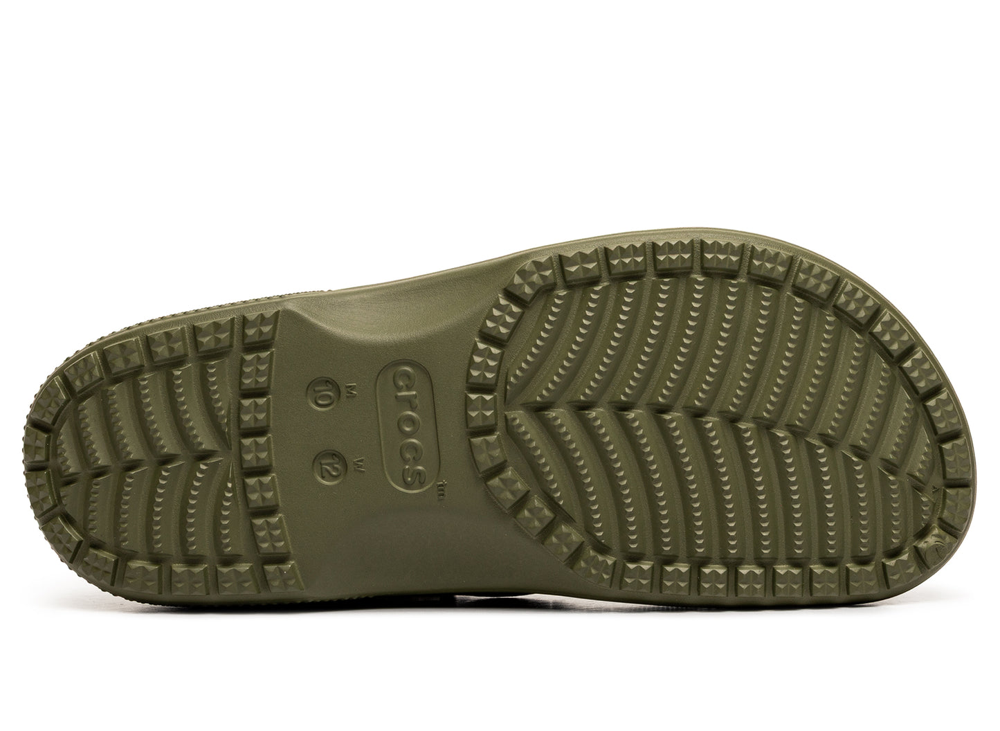 Crocs Classic Boat Shoe Army Green Walnut - Damaged