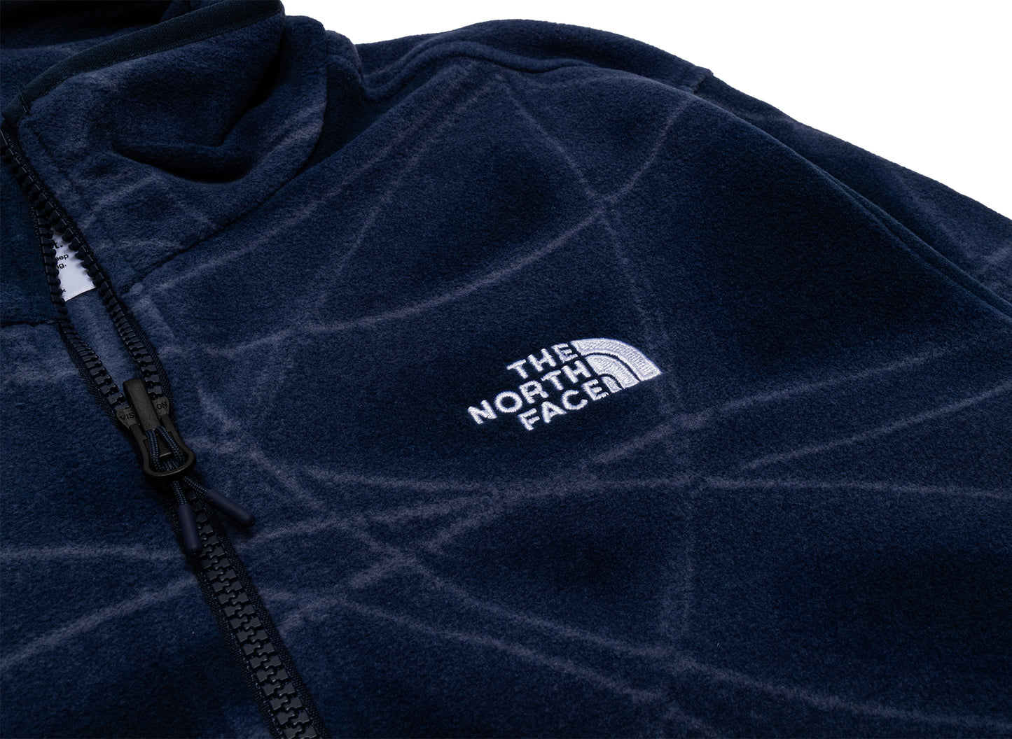 The North Face Glacier Fleece Jacket in Print Summit Navy