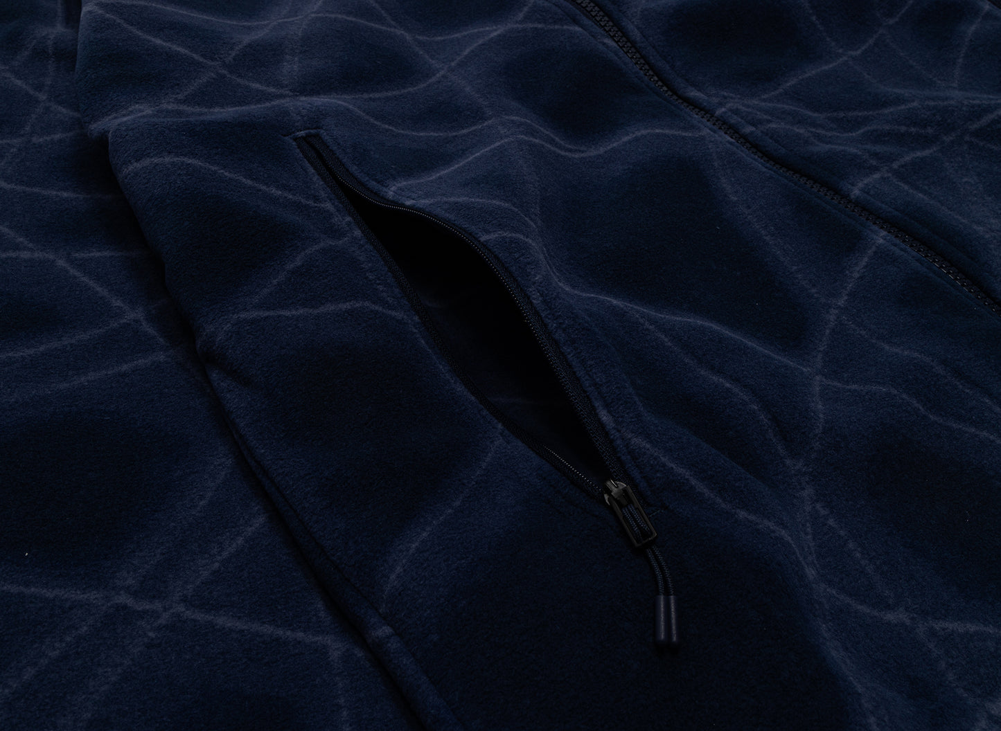 The North Face Glacier Fleece Jacket in Print Summit Navy