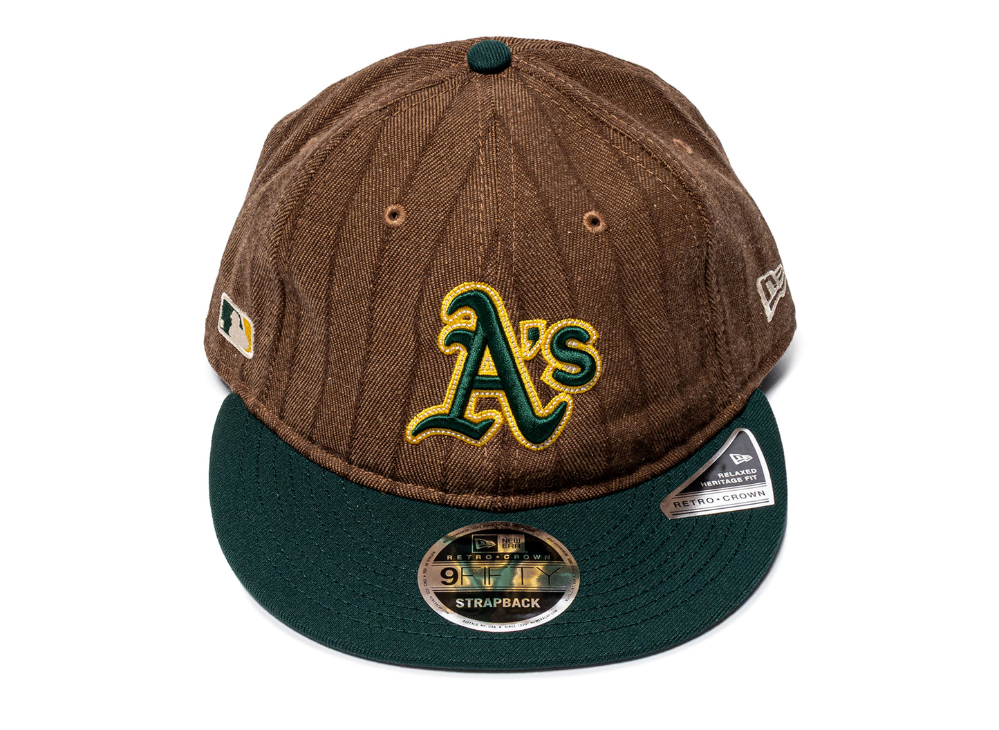 New Era Wool Pinstripe 950RC Oakland Athletics Snapback Cap
