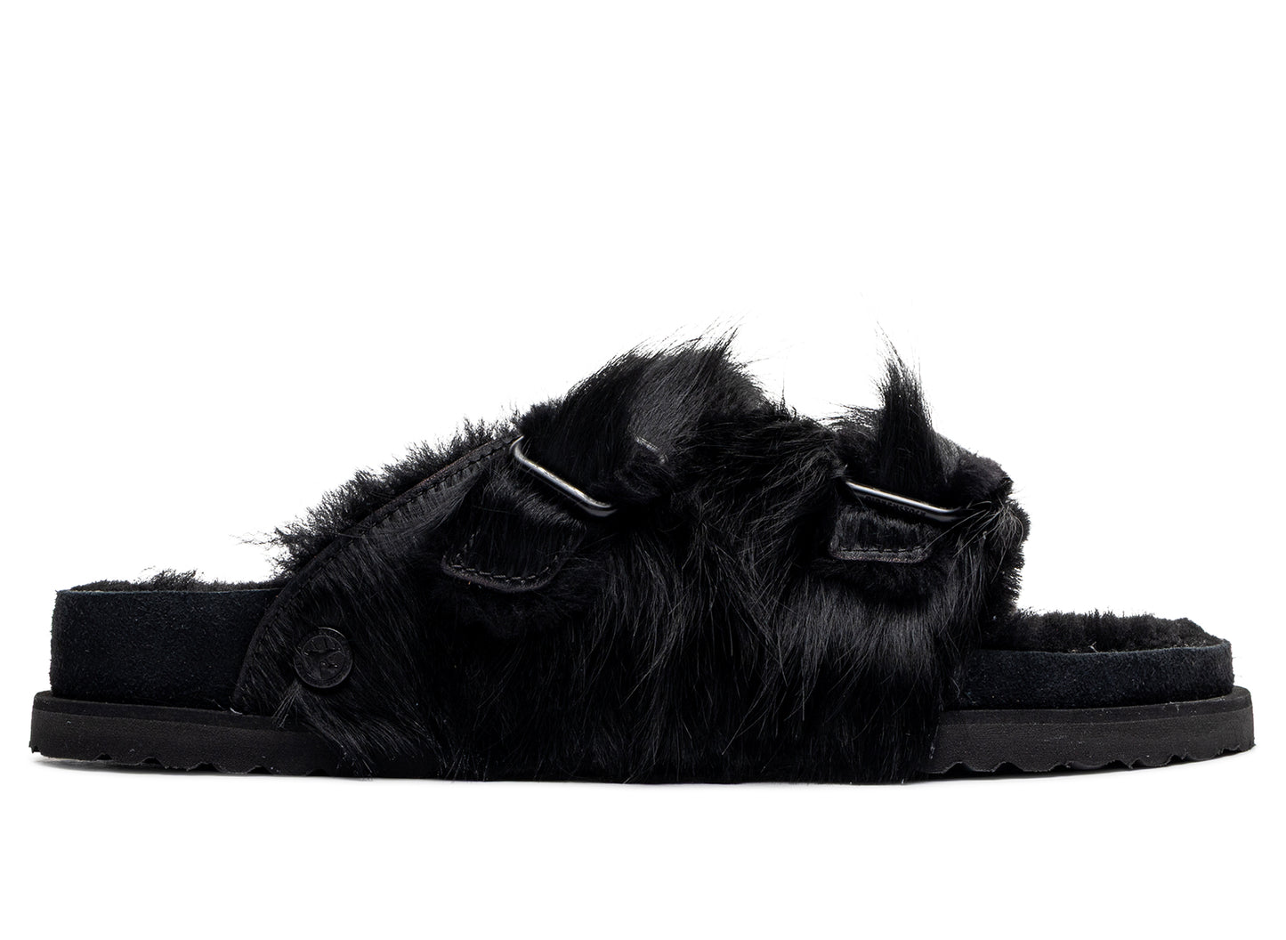 Birkenstock Zürich Shearling FELL Schwarz 1774