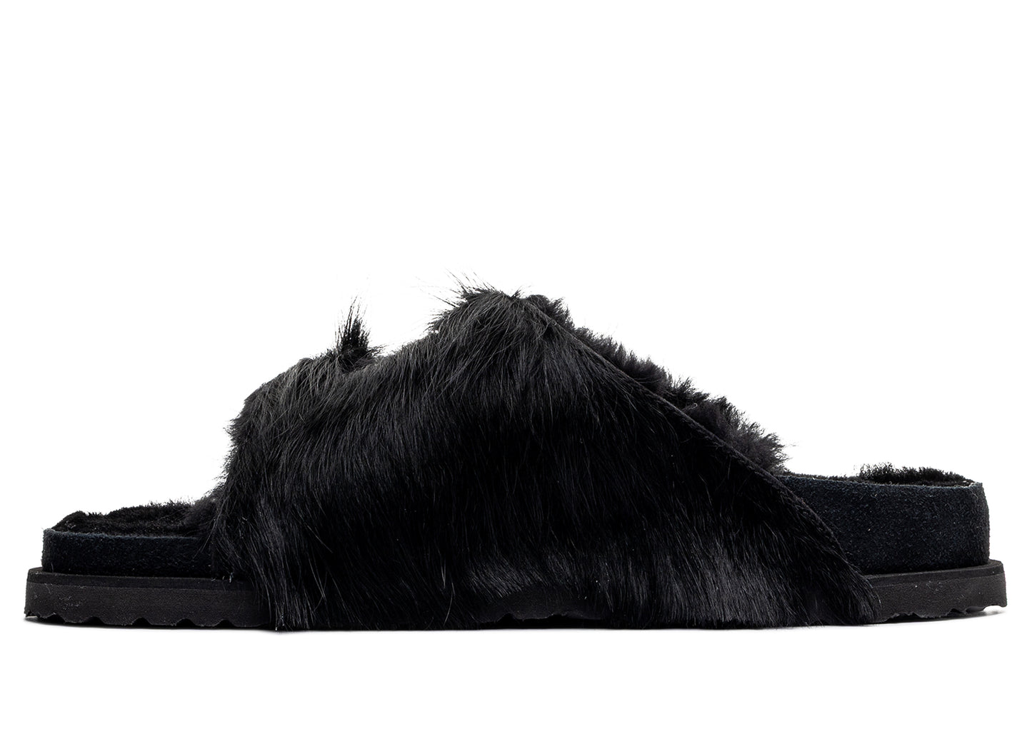 Birkenstock Zürich Shearling FELL Schwarz 1774