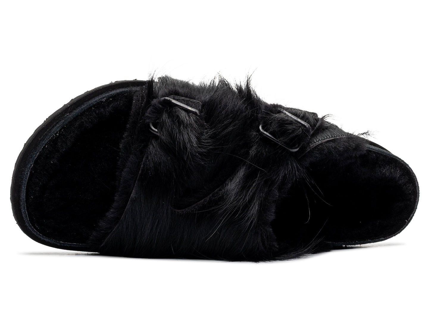 Birkenstock Zürich Shearling FELL Schwarz 1774