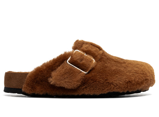 Birkenstock Boston SK1 1774 Shearling Caramelo LAF