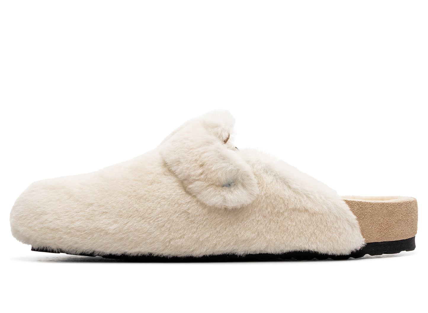 Birkenstock Boston SK1 1774 Shearling Cream Weite Schmal