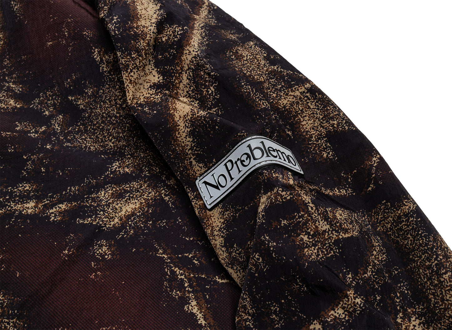No Problemo Forrest Glitch Nylonjacke in Camo