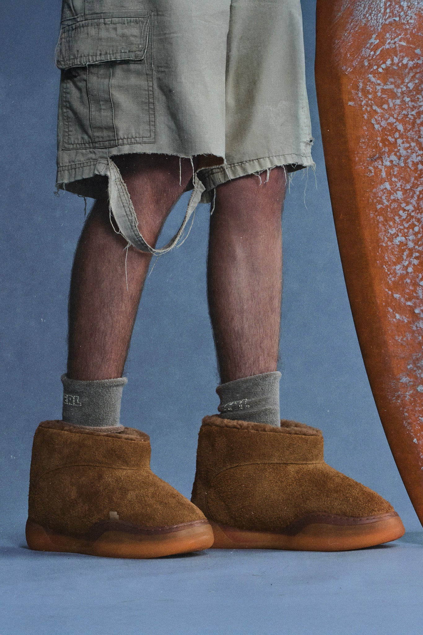 ERL Vamp Boot in Natural, men's boot in a neutral natural colorway, view 10