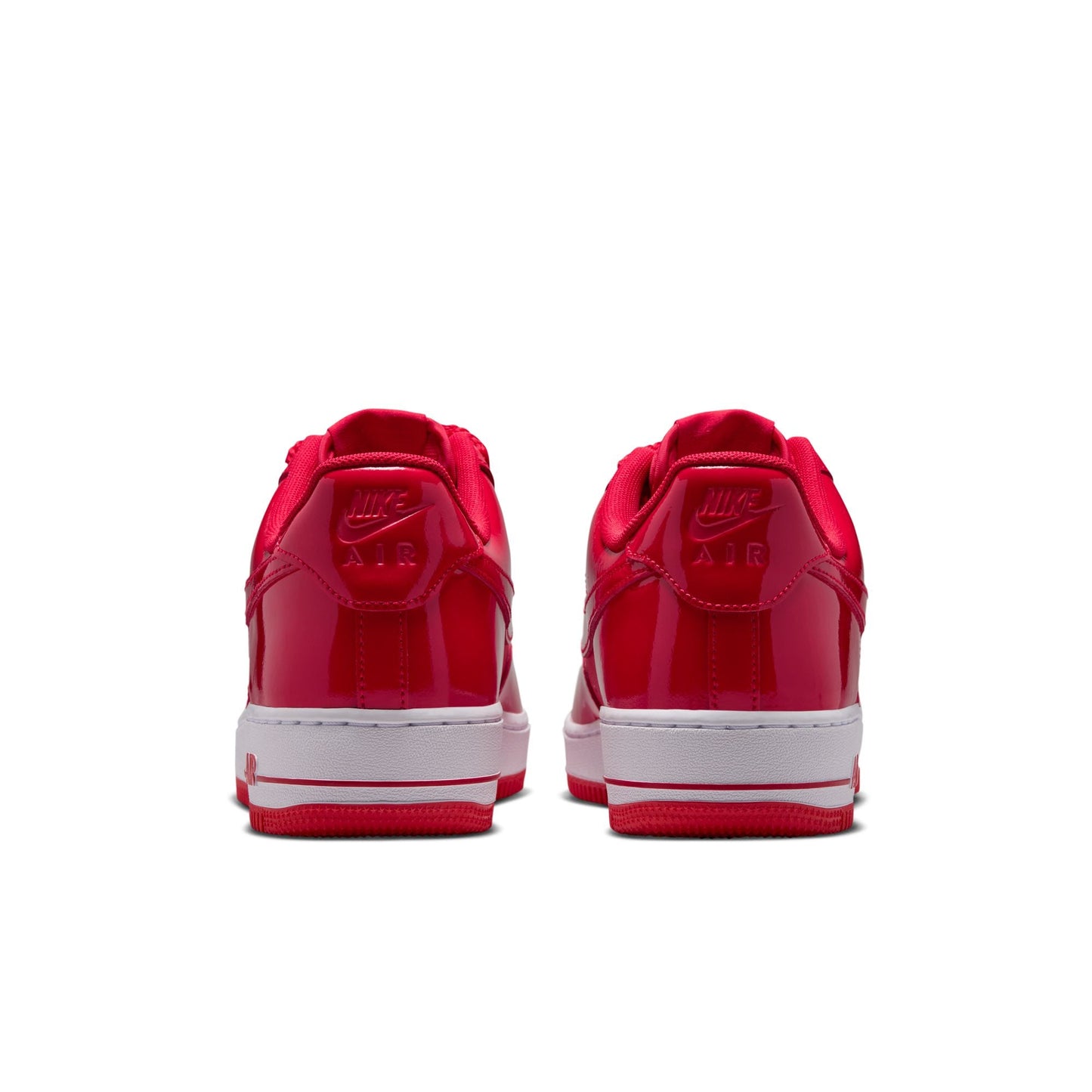 Nike Air Force 1 '07 LV8 in University Red, Light Crimson and White, men's sneaker, view 3