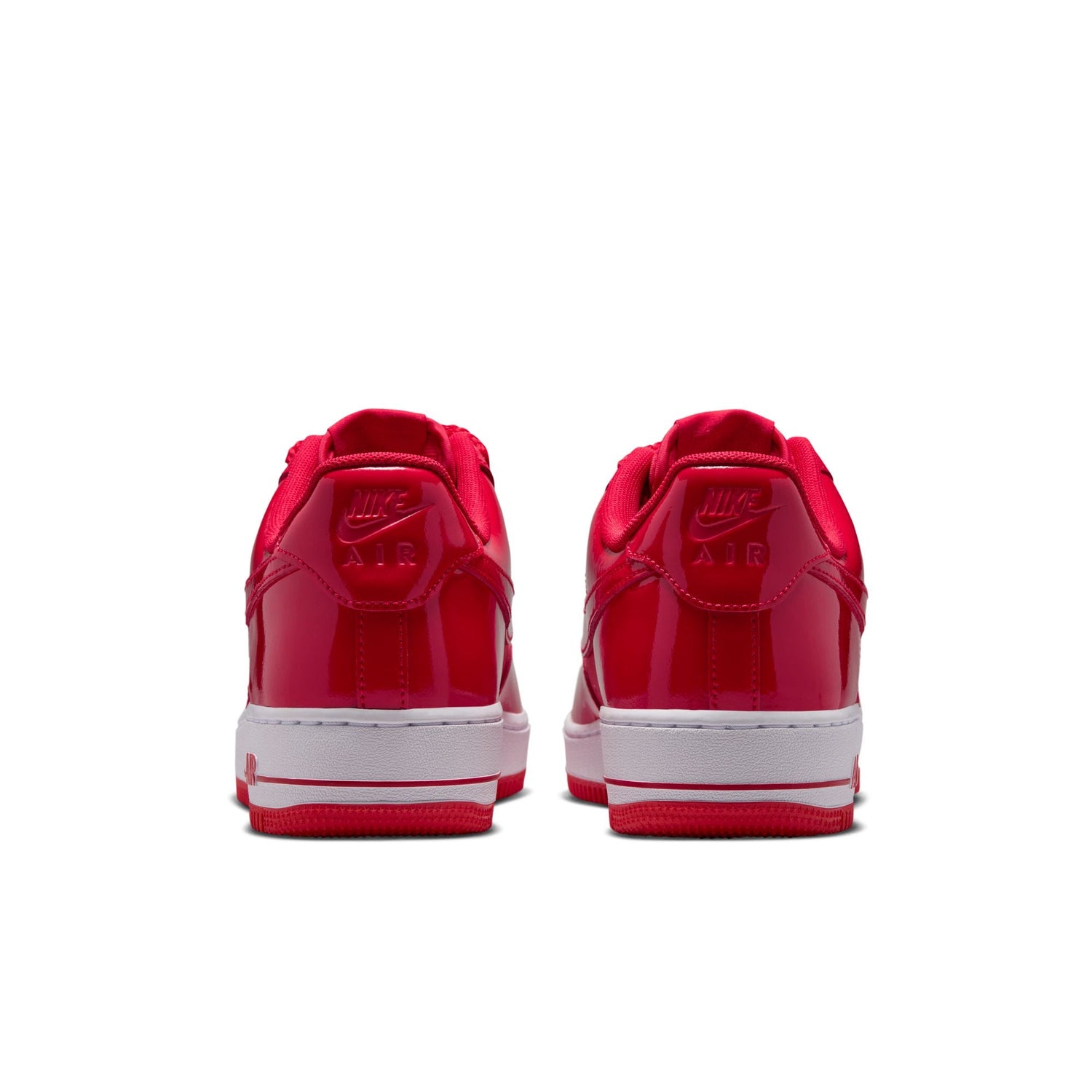 Nike Air Force 1 '07 LV8 in University Red, Light Crimson and White, men's sneaker, view 3