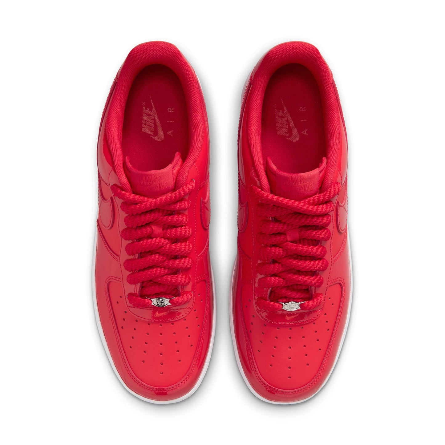 Nike Air Force 1 '07 LV8 in University Red, Light Crimson and White, men's sneaker, view 5
