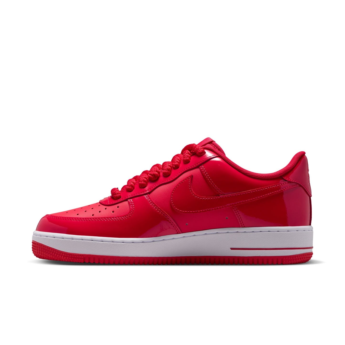 Nike Air Force 1 '07 LV8 in University Red, Light Crimson and White, men's sneaker, view 7