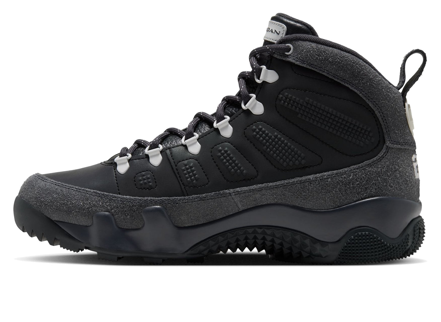 Air Jordan 9 Retro Boot NRG Iridescent in Anthracite Multi-Color - alternate left side