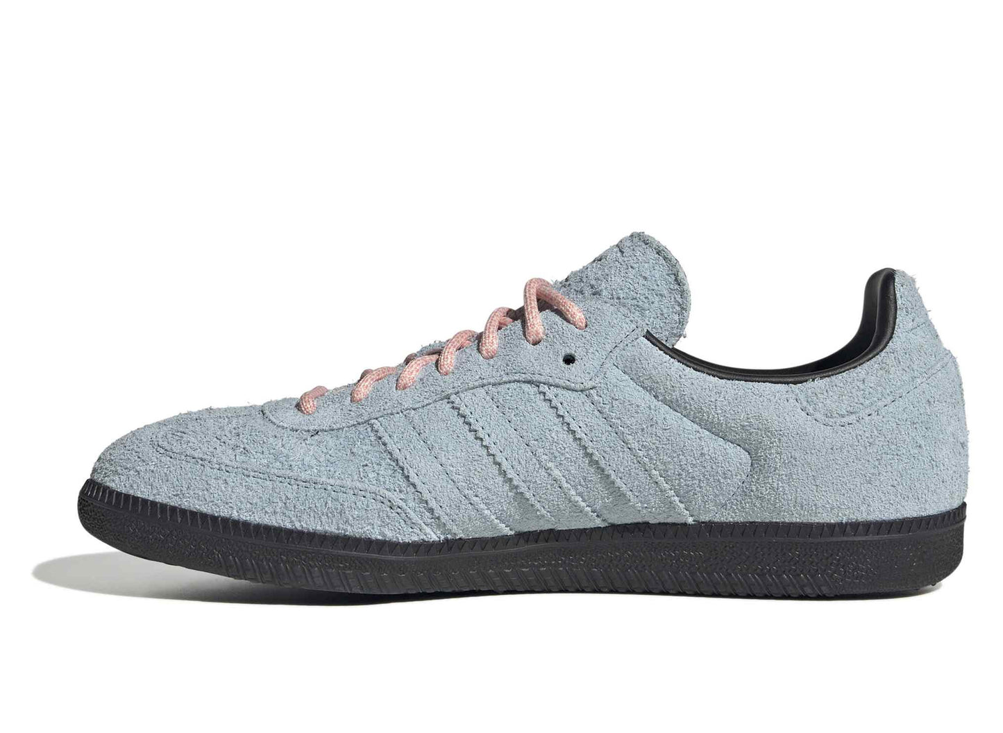 Adidas Samba OG in Clear Sky / Semi Frozen Yellow — view 3