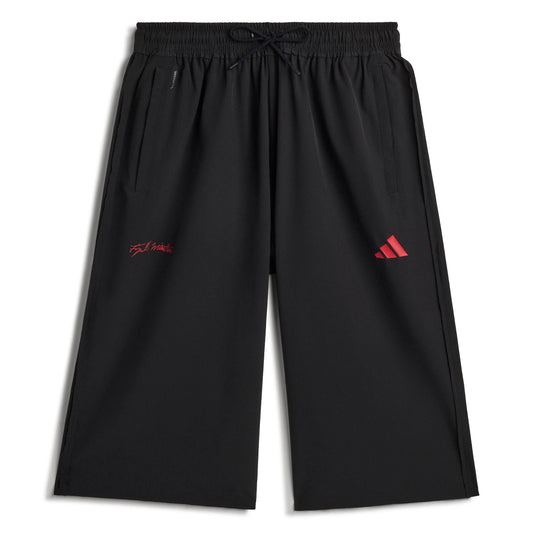 Adidas x Tyrrell Winston Long Shorts in Black – front