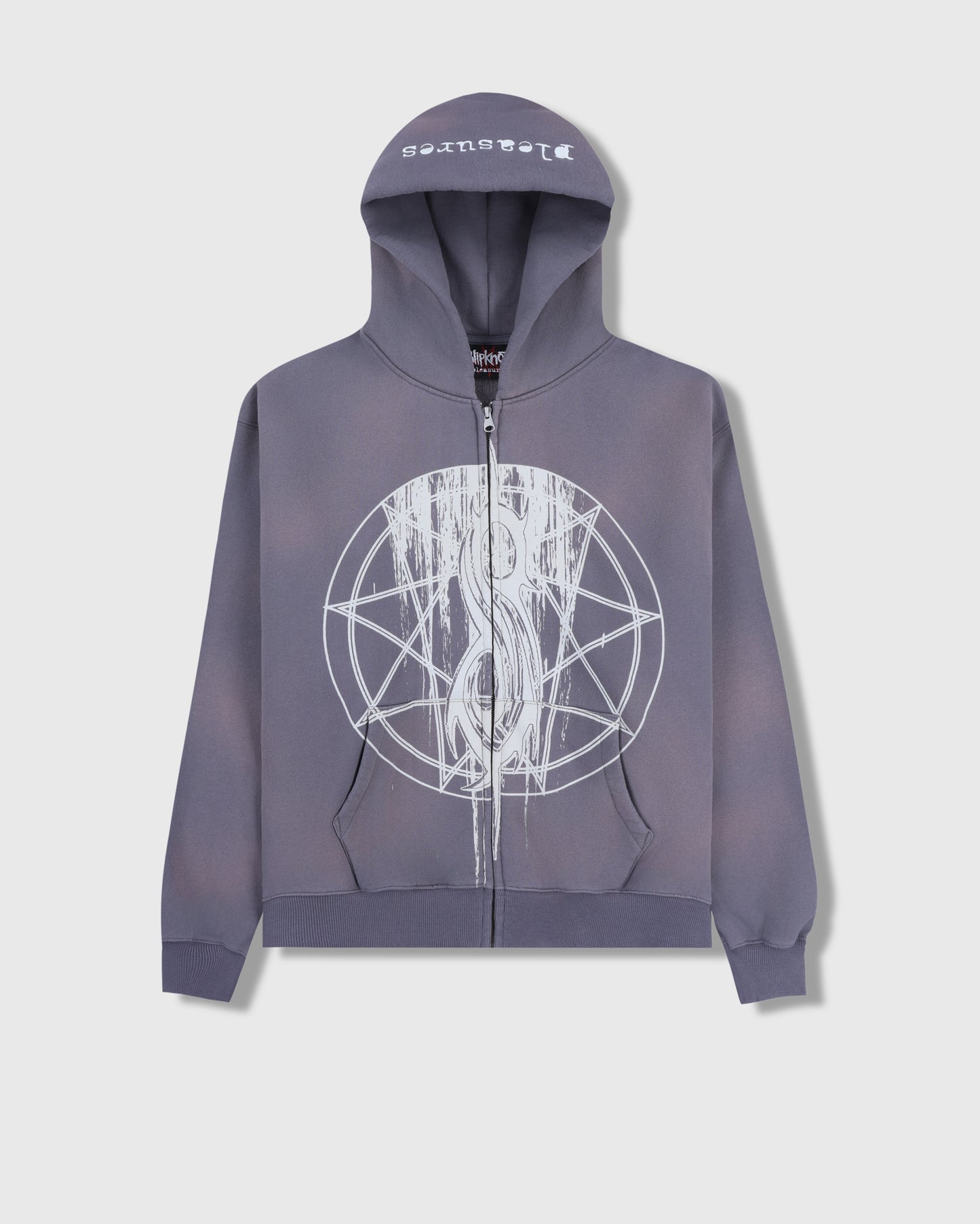Sudadera con cremallera Pleasures x Slipknot Nonagram