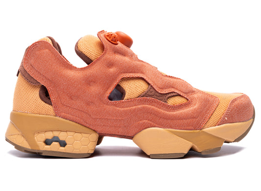 Reebok x Avatar: The Last Airbender Instapump Fury 94 in Orange / Yellow, side view