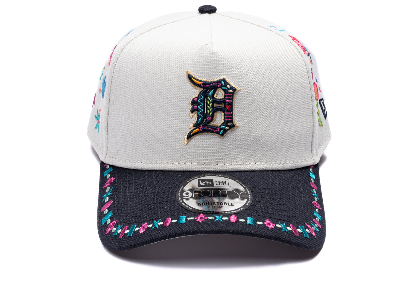 New Era LAT Heritage Detroit Tigers 9Forty A-Frame Hat in team colors, unisex cap