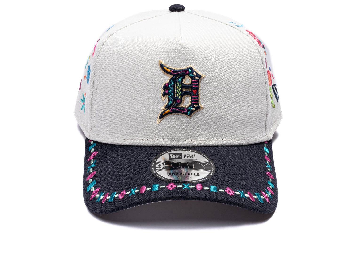 New Era LAT Heritage Detroit Tigers 9Forty A-Frame Hat in team colors, unisex cap
