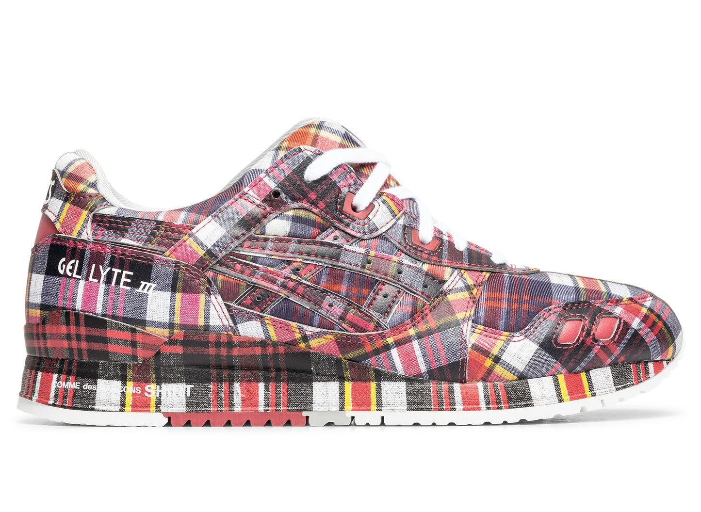 Comme des Garçons SHIRT x ASICS Gel Lyte III in Rot