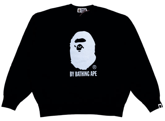 A Bathing Ape By Bathing Ape Overdye Crewneck in Schwarz