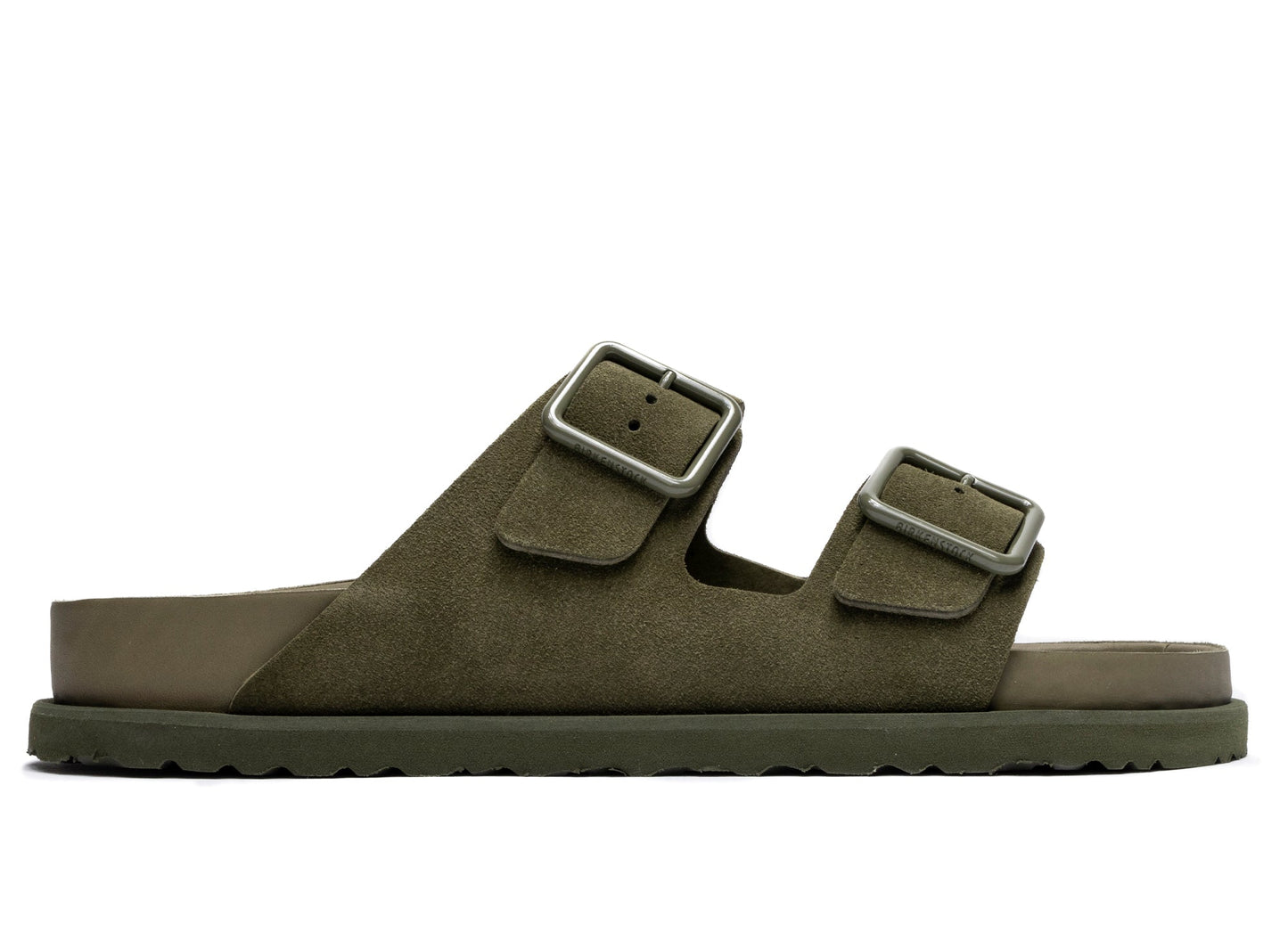 Birkenstock 1774 Arizona Wildleder/Leder in Moosgrün