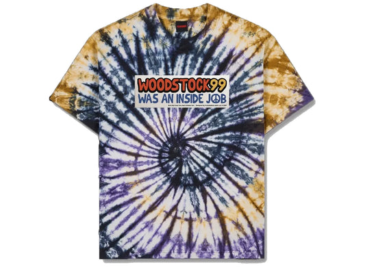 Pleasures Inside Job T-Shirt in Tie-Dye