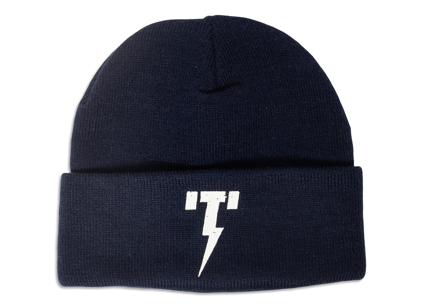 Tackma Big T Logo Beanie in Schwarz
