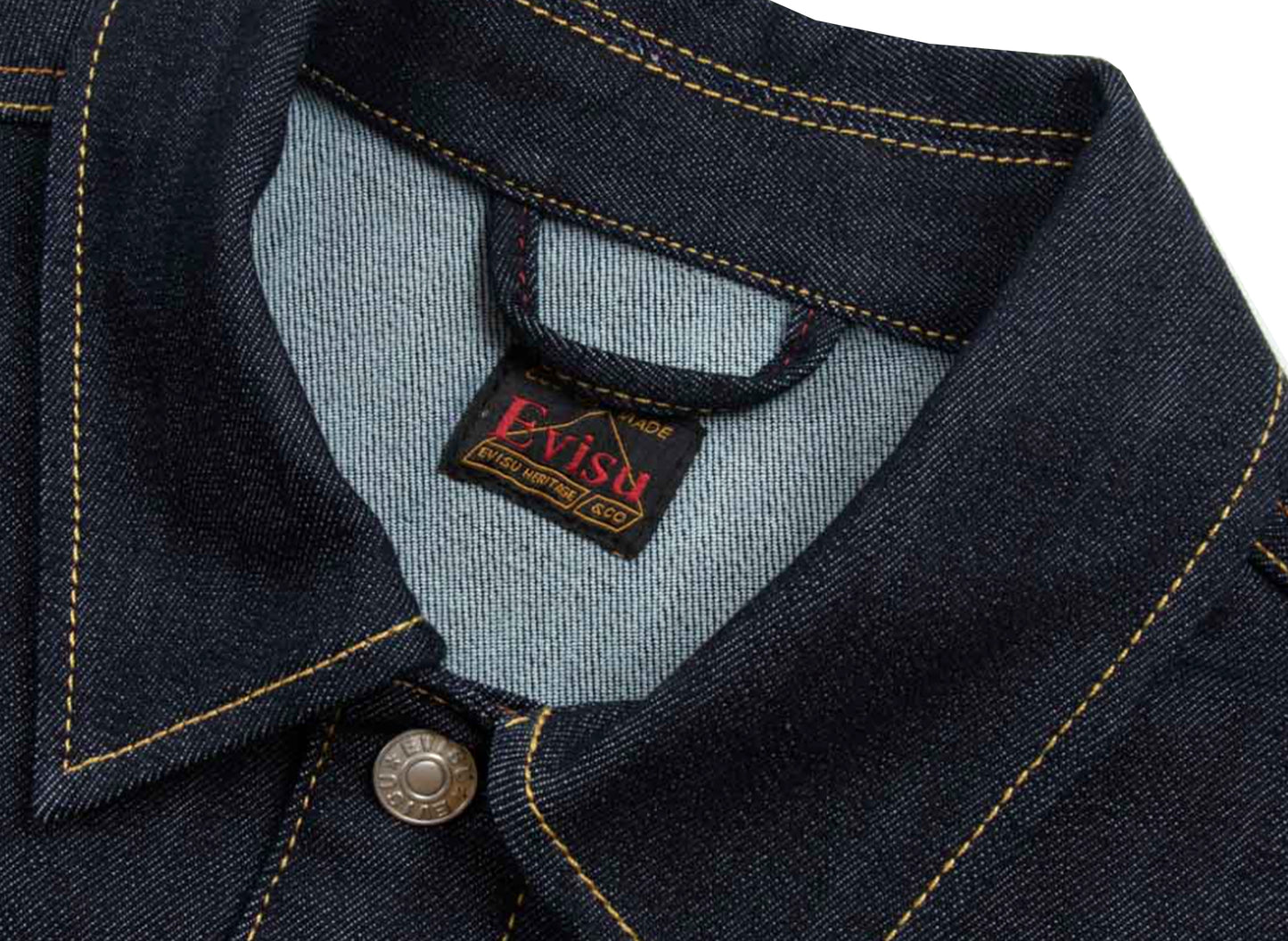Evisu 8 Pocket Relaxed Fit Jeansjacke