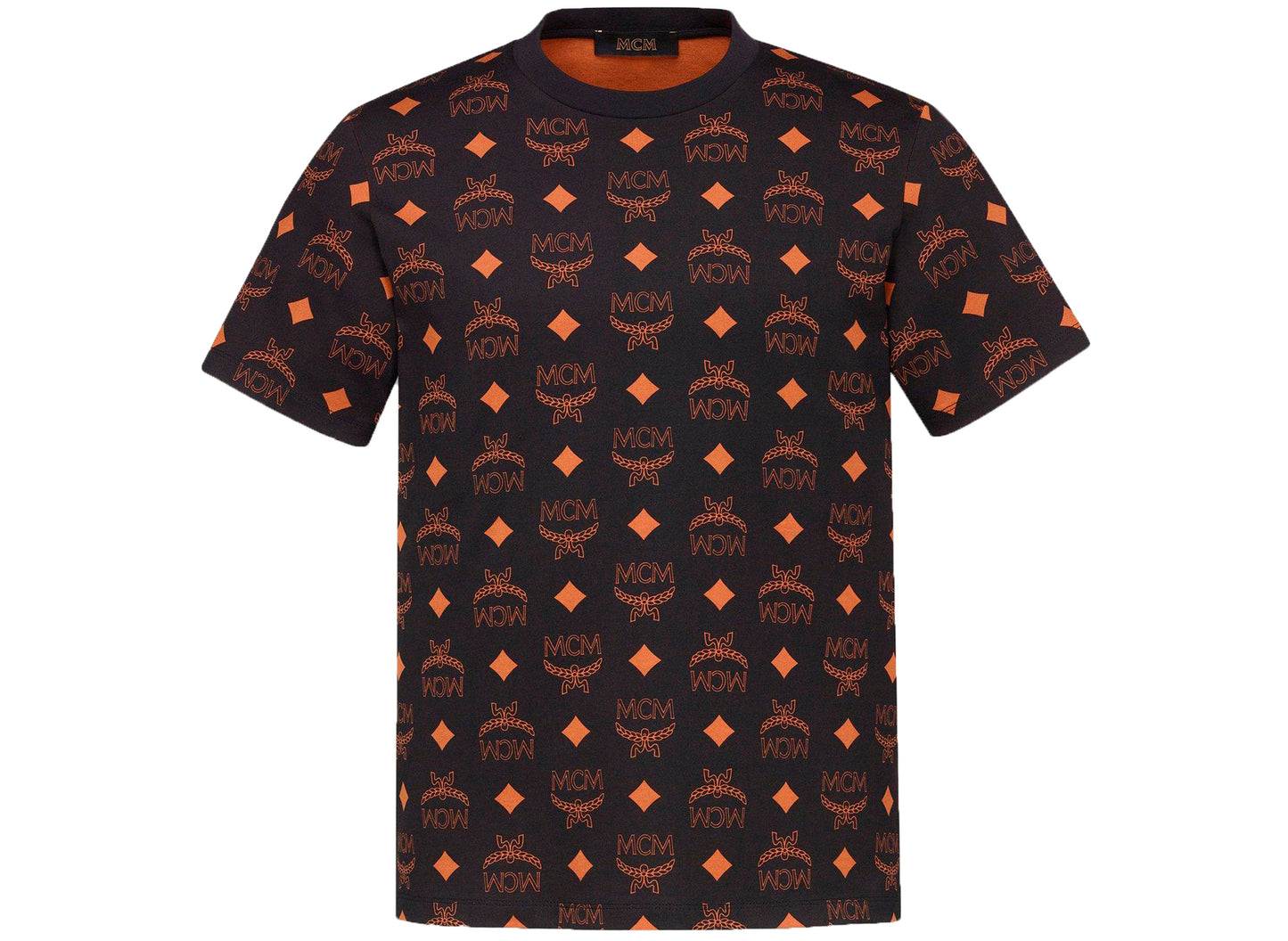 MCM Monogramm T-Shirt in Schwarz