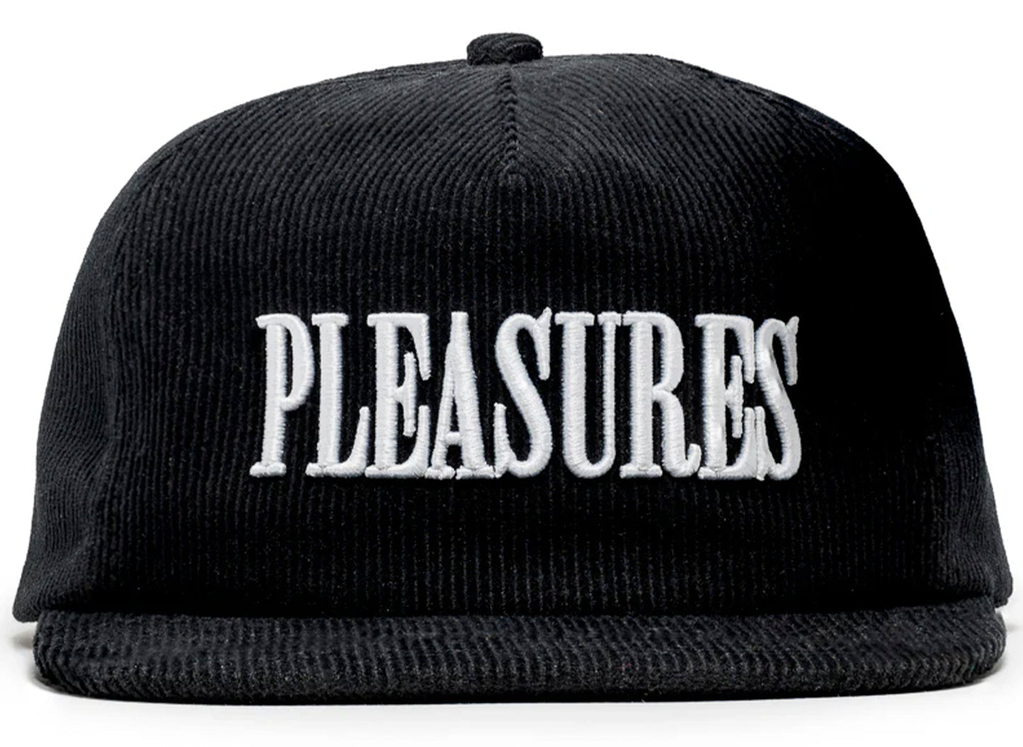 Pleasures Gorra Snapback de Pana Onyx en Onyx