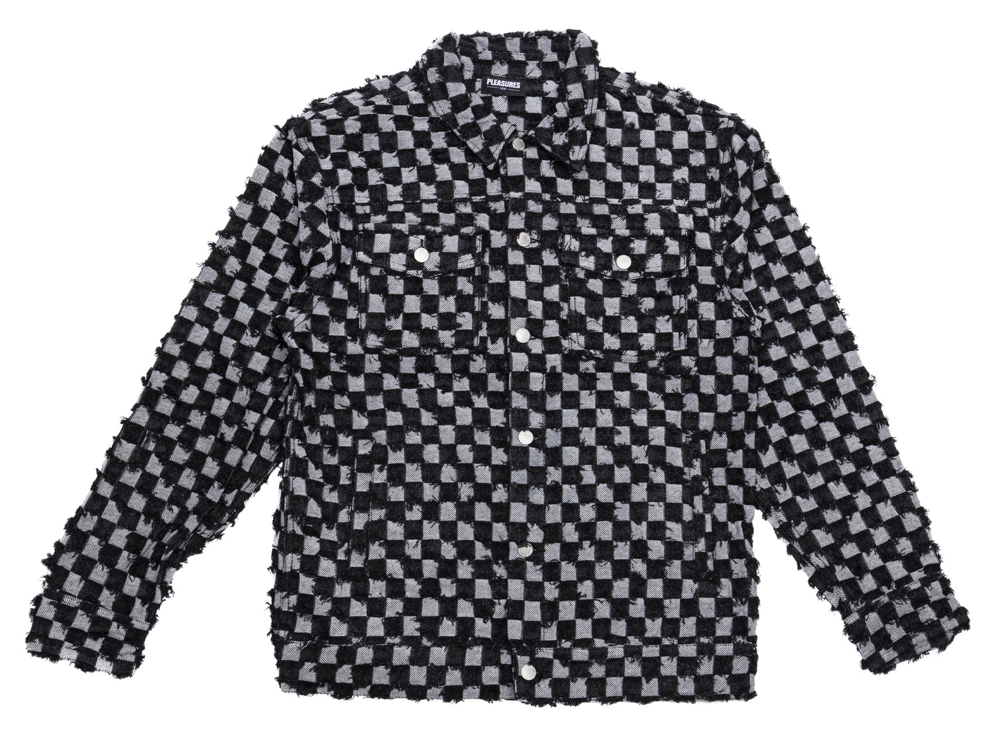 Pleasures Curfew Checker Trucker Jacke