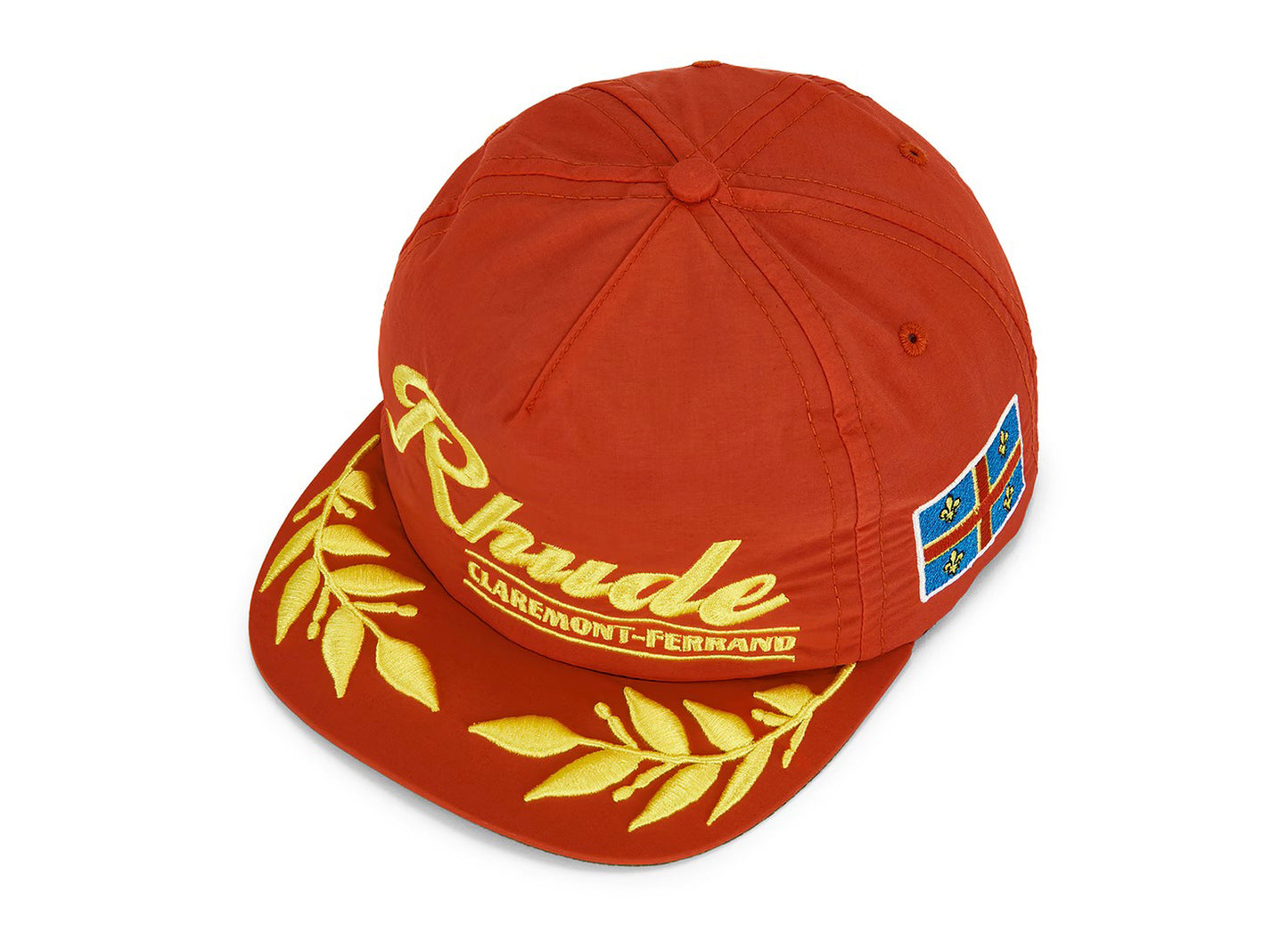 Rhude Clermont-Ferrand Souvenir Hat in Bright Red / Yellow