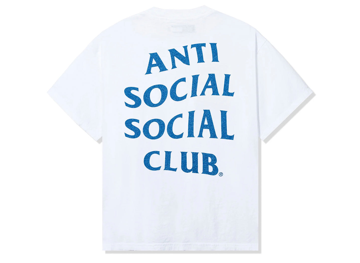 Anti Social Social Club Mind Games Glitter Tee in Weiß