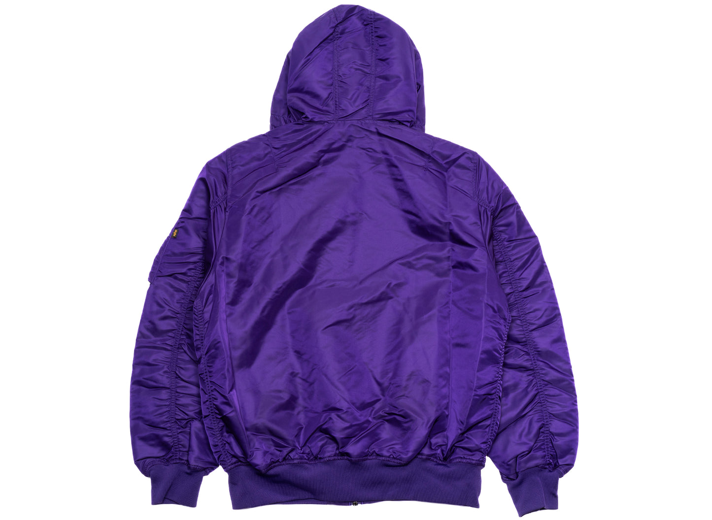 New Era Alpha Industries Los Angeles Lakers Hooded MA1 Jacket
