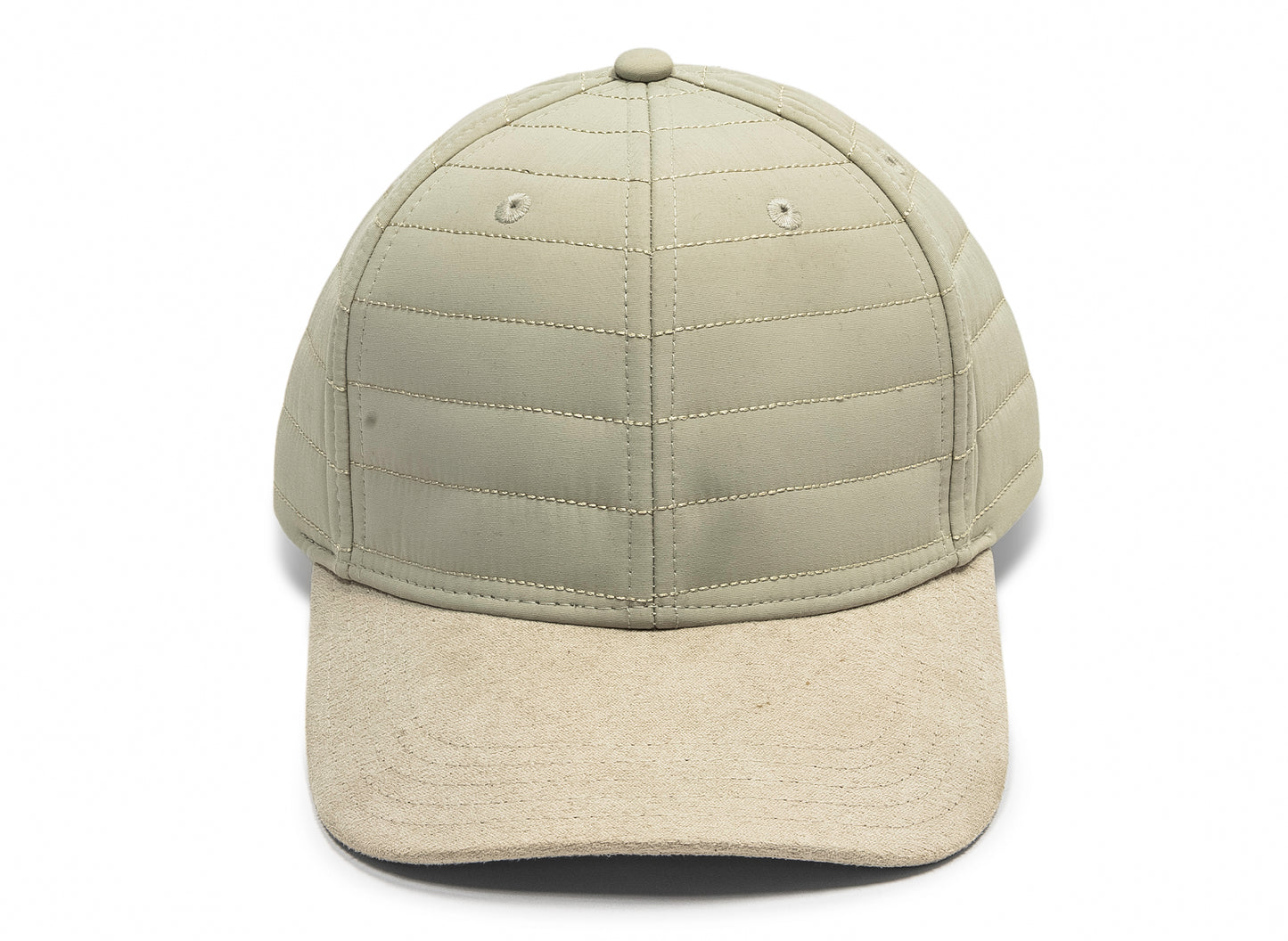 Gorra de béisbol Stampd Strapback de paneles en beige