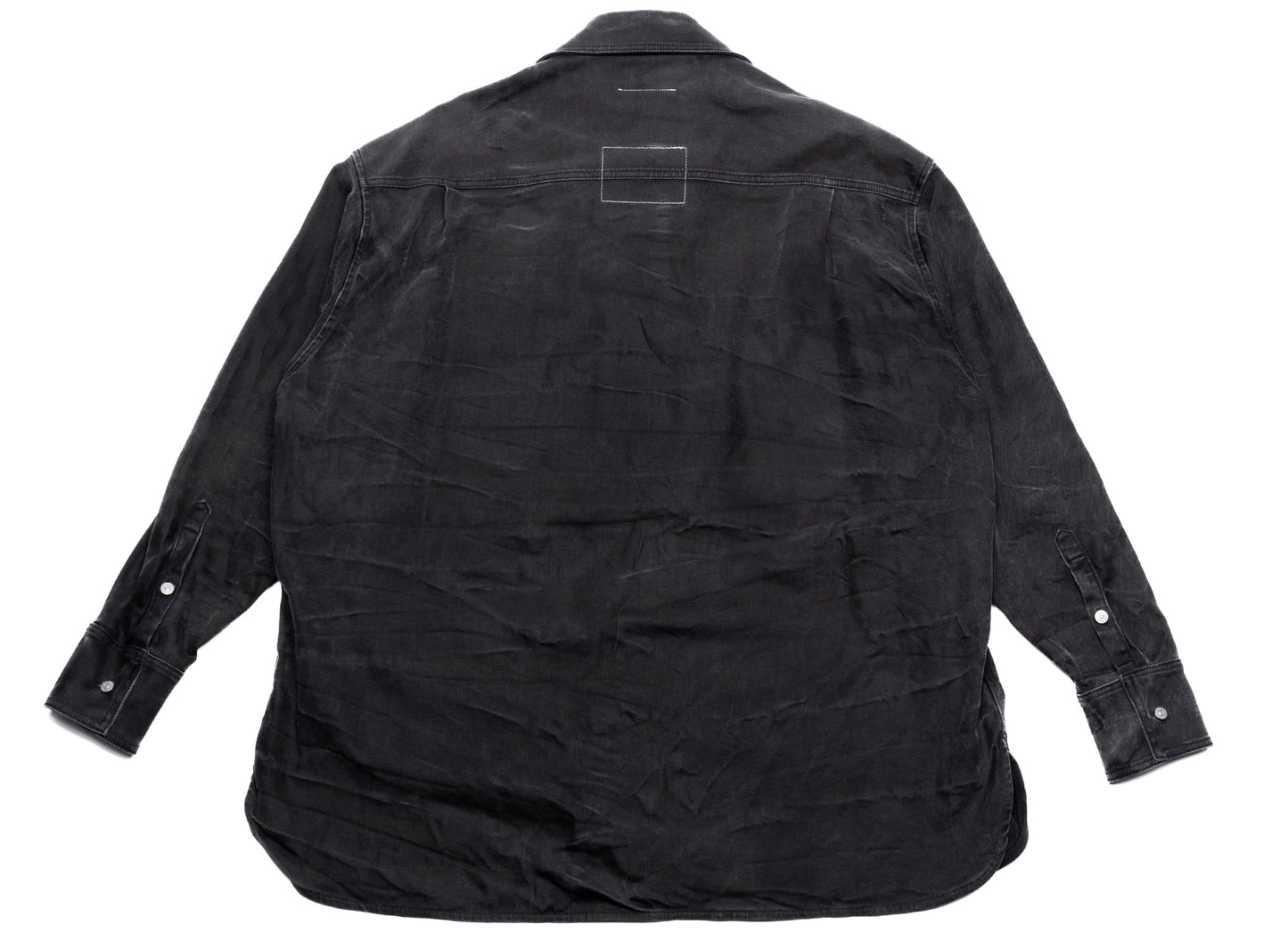 Maison Margiela MM6 Oversized Jeanshemd mit langen Ärmeln