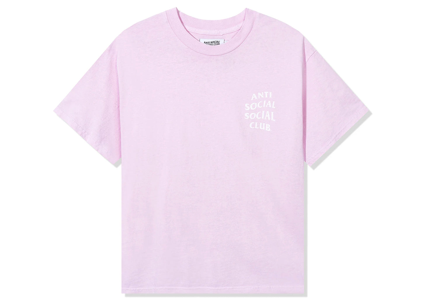 Anti Social Social Club Mind Game Weathered Tee in Pink