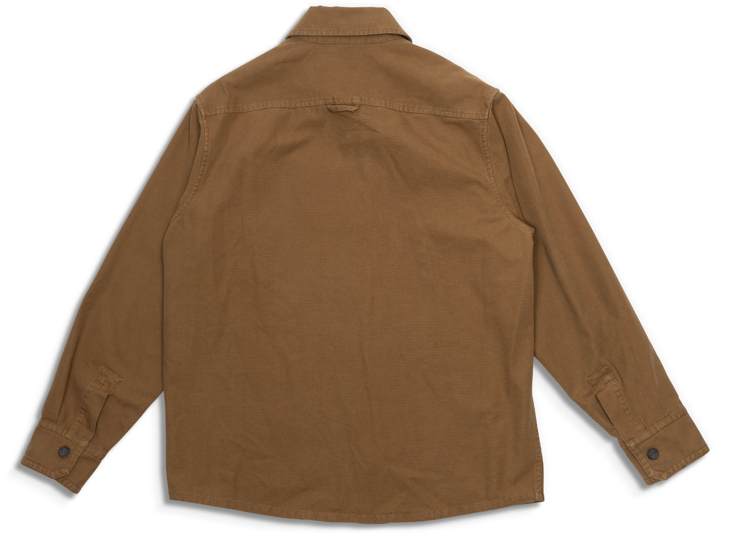 A.P.C. Basile Logo Overshirt in Camel