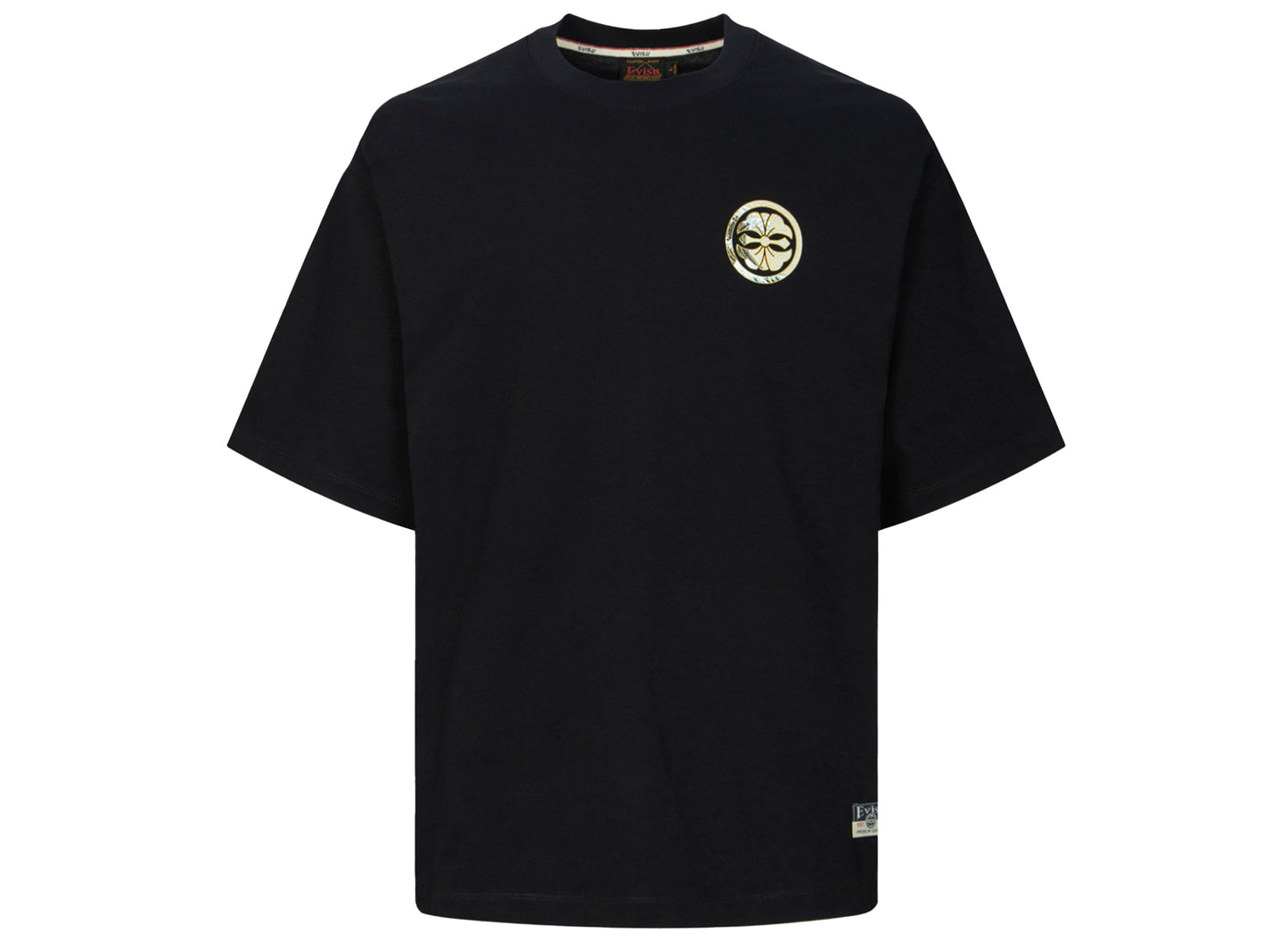 Evisu Kamon and the Great Wave Daicock Print Relaxed Fit T-Shirt