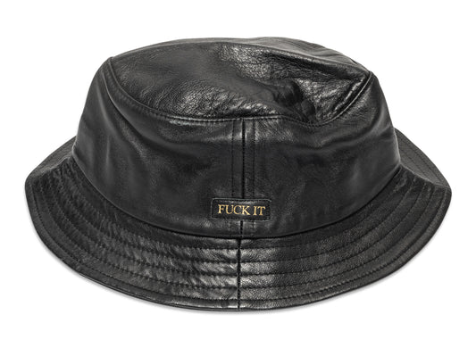 Sombrero tipo pescador de cuero HUF