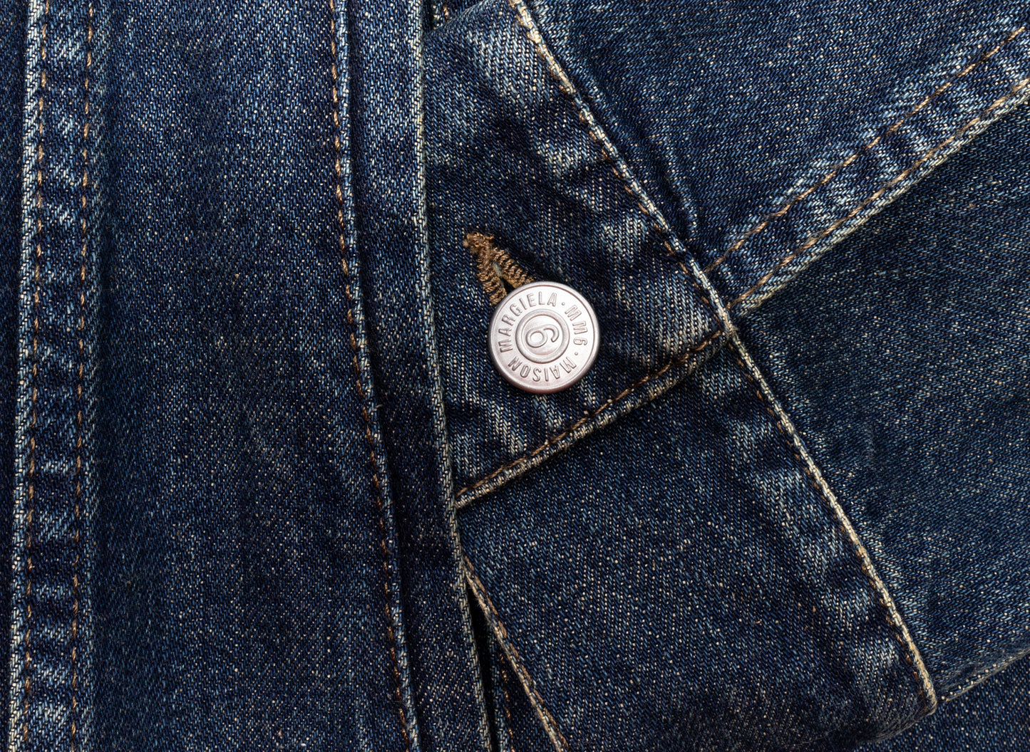 Maison Margiela MM6 Distressed Denim Sports Jacket