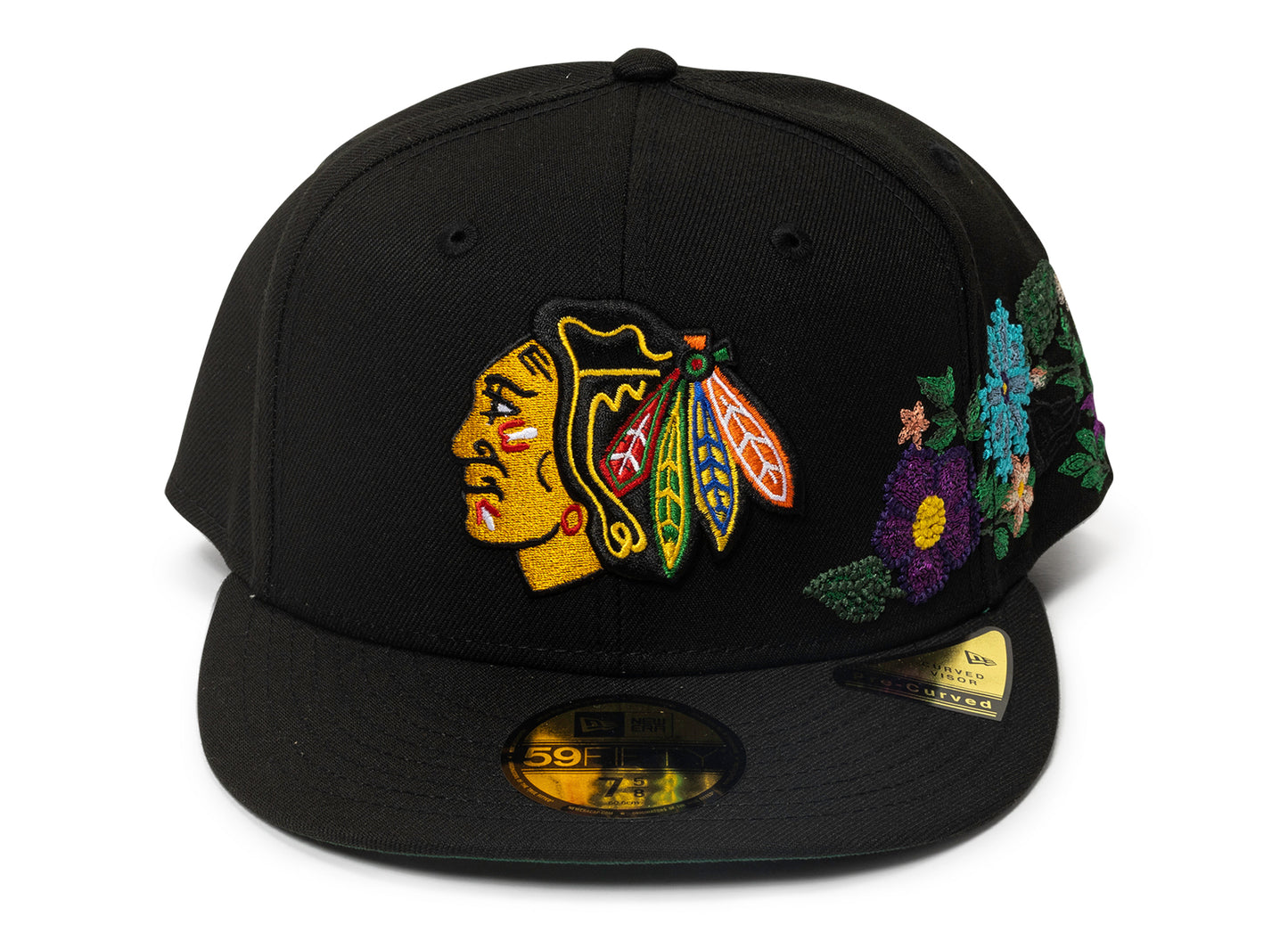 New Era Tonal Florals Chicago Blackhawks Kappe (Fitted)