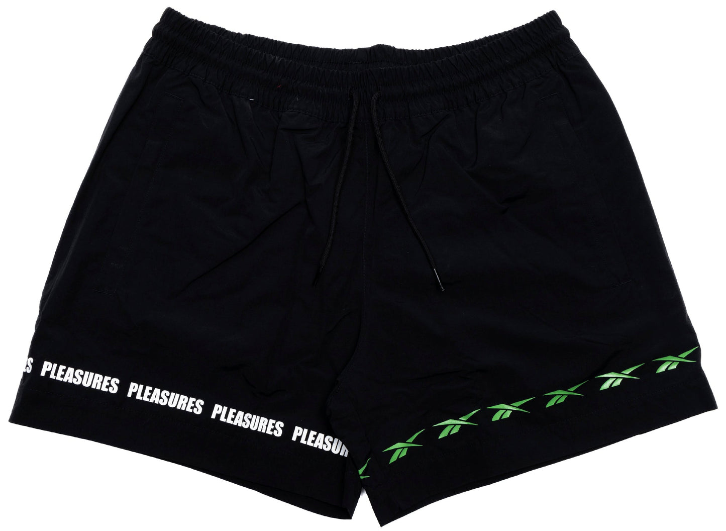 Reebok x Pleasures Shorts en negro 'No Culpable'